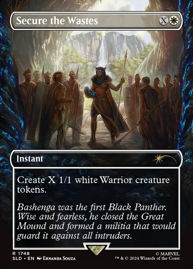 Secure the Wastes - Borderless - Full Art - Inverted