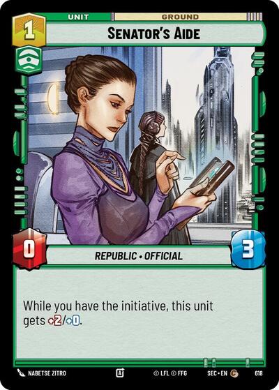 Senator's Aide - Foil