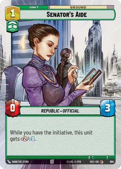 Senator's Aide (Hyperspace) - Foil