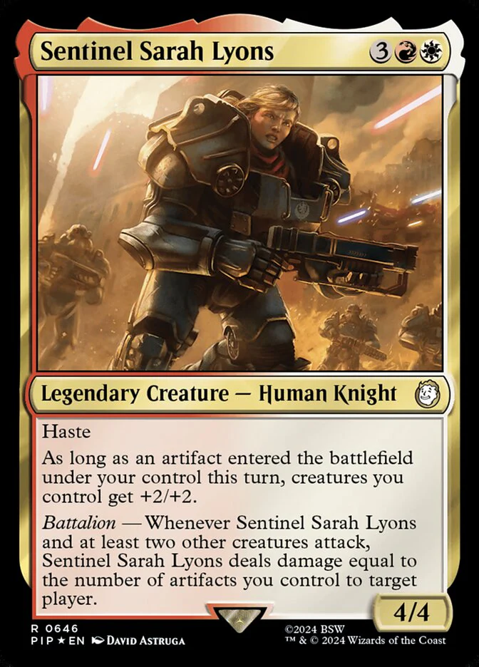 Sentinel Sarah Lyons - Legendary - Surge Foil (Foil)