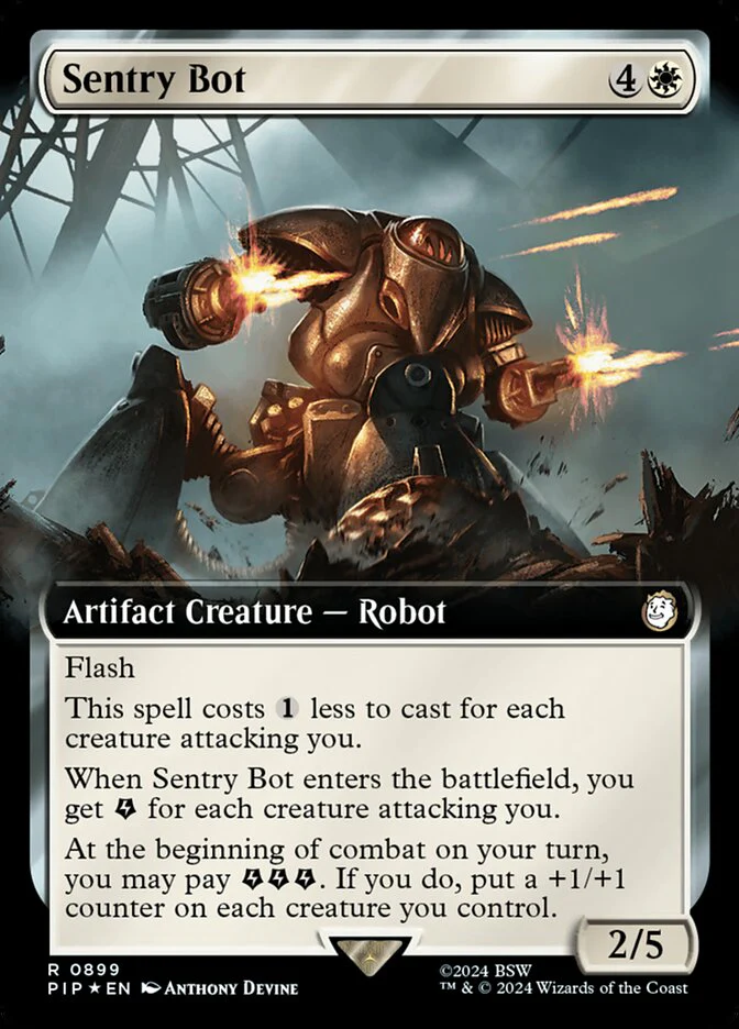 Sentry Bot - Extended Art - Surge Foil (Foil)