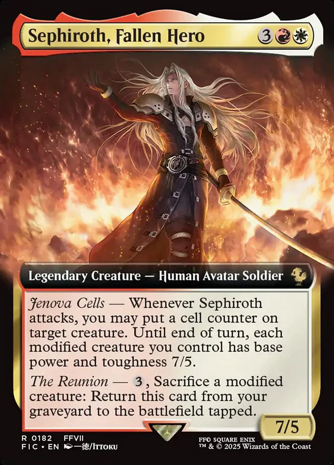 Sephiroth, Fallen Hero - Legendary - Extended Art (Foil)