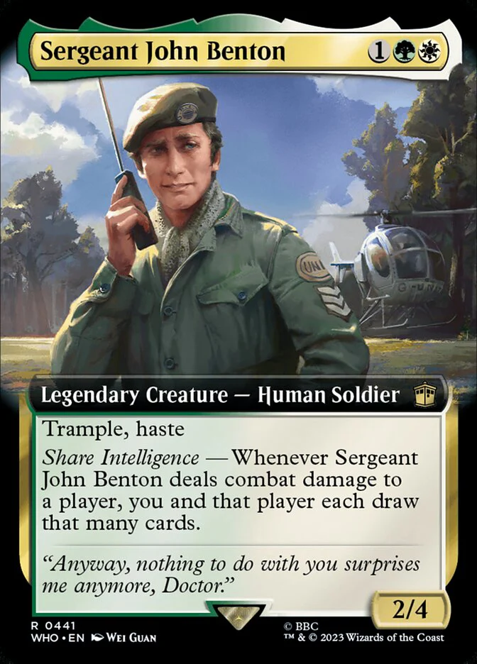 Sergeant John Benton - Extended Art - Legendary