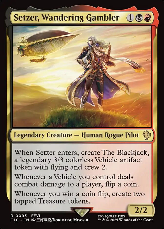 Setzer, Wandering Gambler - Legendary