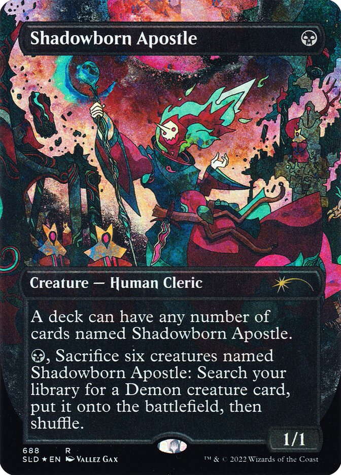 Shadowborn Apostle - Borderless - Full Art - Inverted (Foil)