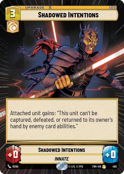 Shadowed Intentions  (Hyperspace) - Foil