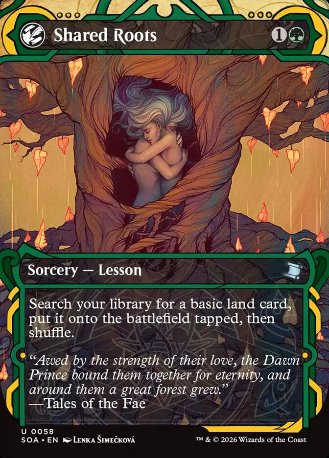 Shared Roots - Borderless - Inverted - Showcase (Foil)