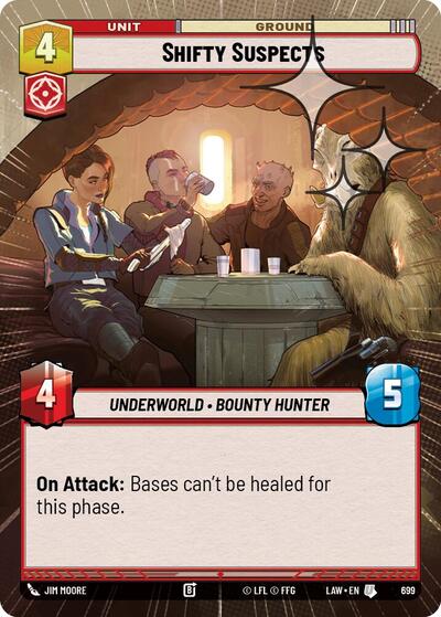 Shifty Suspects (Hyperspace) - Foil