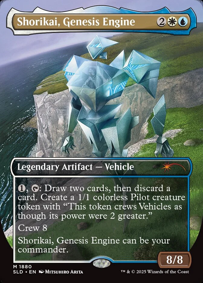 Shorikai, Genesis Engine - Borderless - Full Art - Legendary - Inverted (Foil)