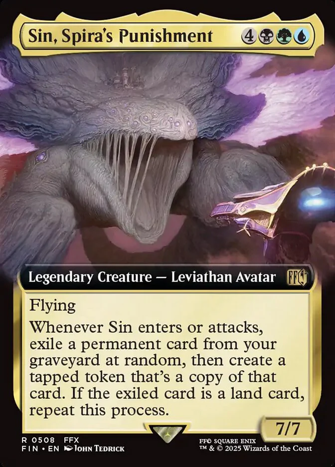 Sin, Spira's Punishment - Extended Art - Legendary (Foil)