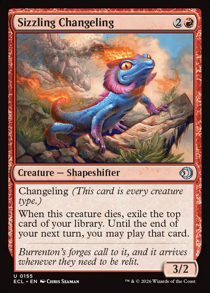 Sizzling Changeling (Foil)