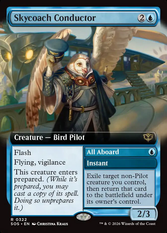 Skycoach Conductor // All Aboard - Extended Art