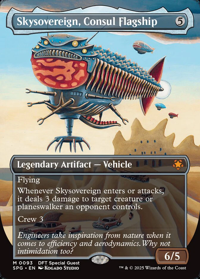 Skysovereign, Consul Flagship - Borderless - Full Art - Inverted - Legendary