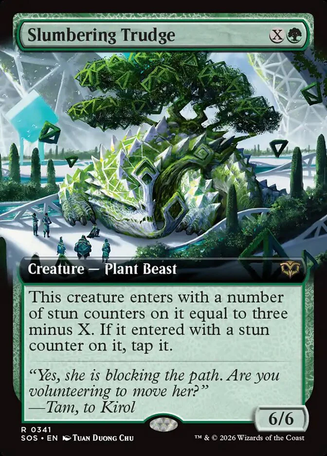 Slumbering Trudge - Extended Art (Foil)