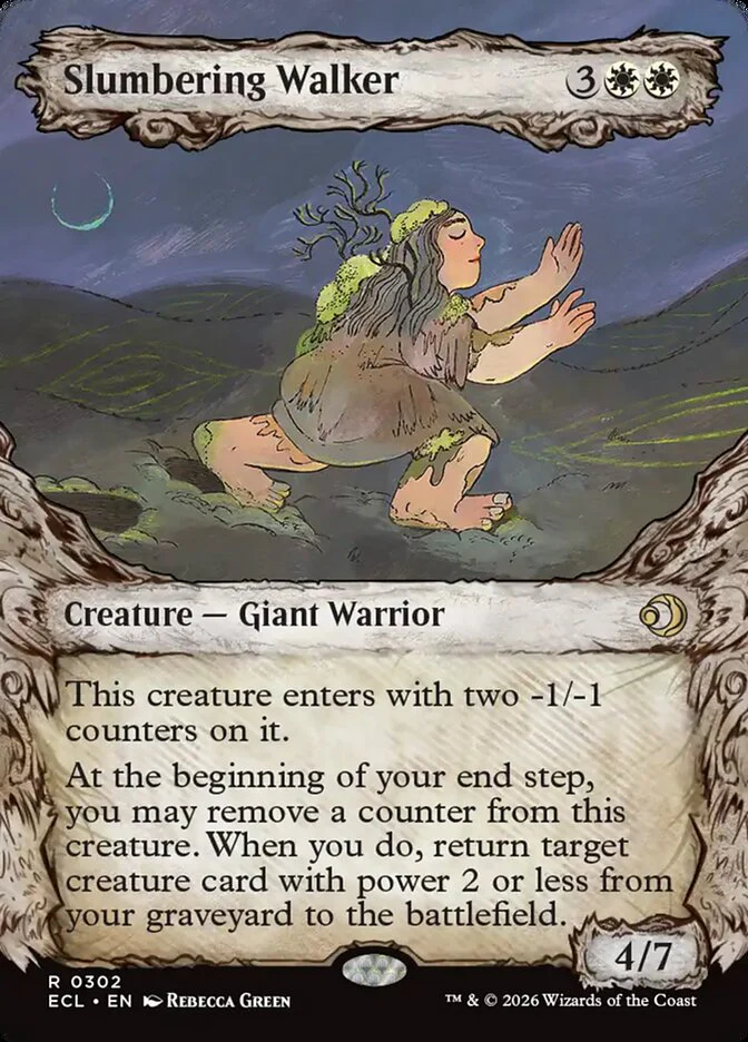 Slumbering Walker - Borderless - Showcase (Foil)