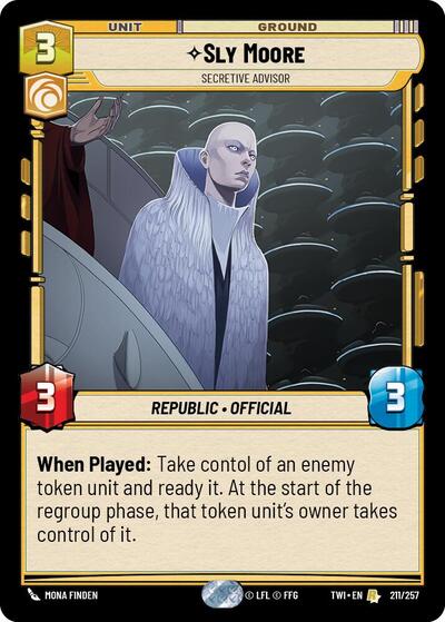 Sly Moore - Secretive Advisor  - Foil