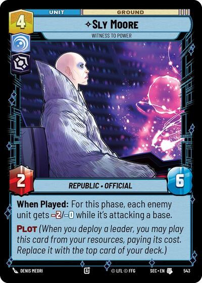 Sly Moore - Witness to Power - Foil