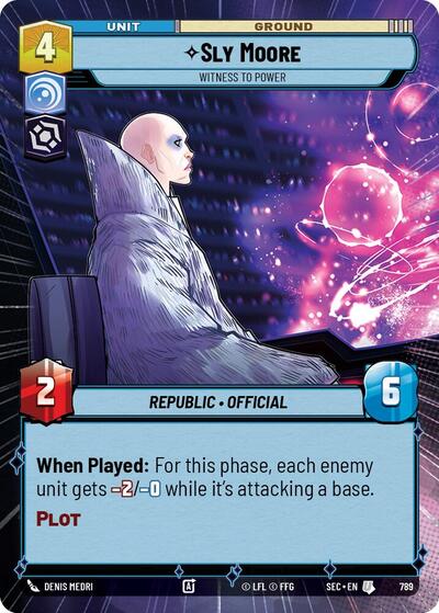 Sly Moore - Witness to Power (Hyperspace) - Foil