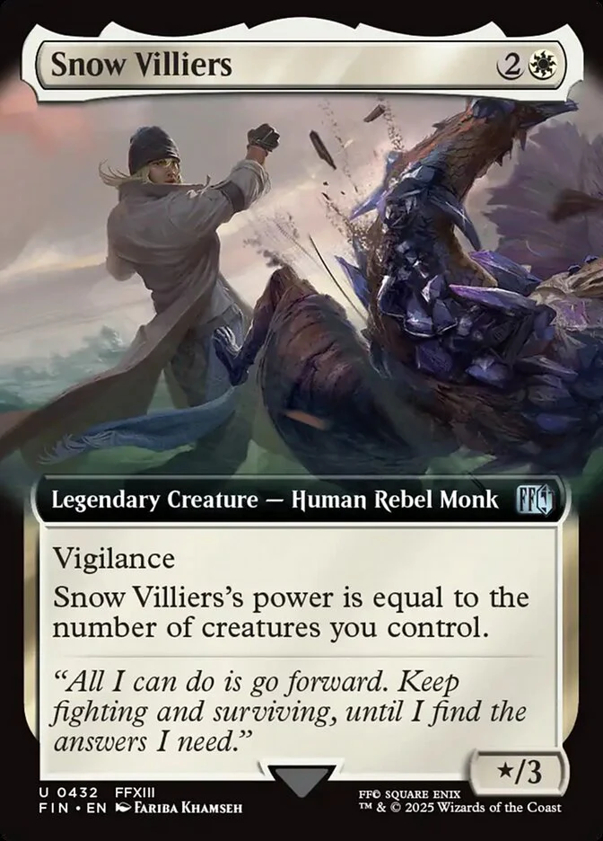 Snow Villiers - Extended Art - Legendary (Foil)