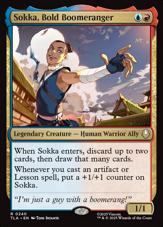 Sokka, Bold Boomeranger - Legendary (Foil)