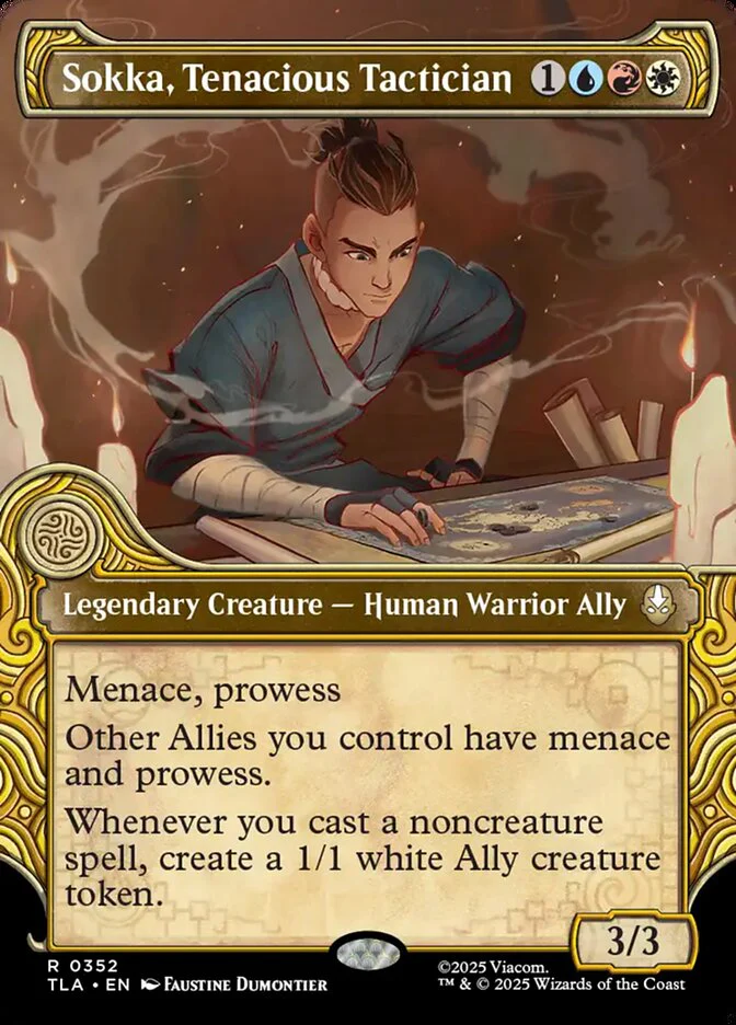 Sokka, Tenacious Tactician - Borderless - Legendary - Showcase (Foil)