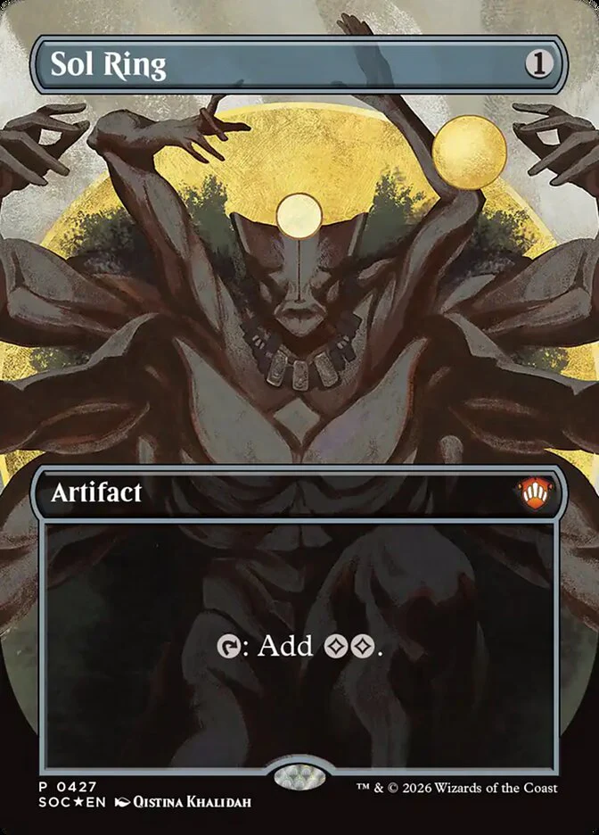 Sol Ring - Borderless - Full Art - Inverted (Foil)