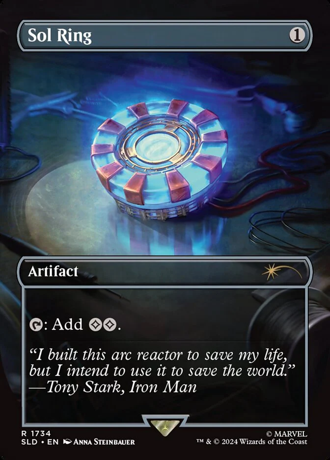 Sol Ring - Borderless - Full Art - Inverted