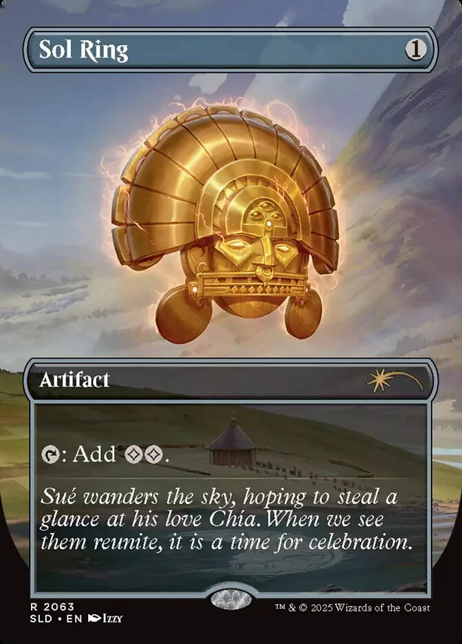 Sol Ring - Borderless - Full Art - Inverted