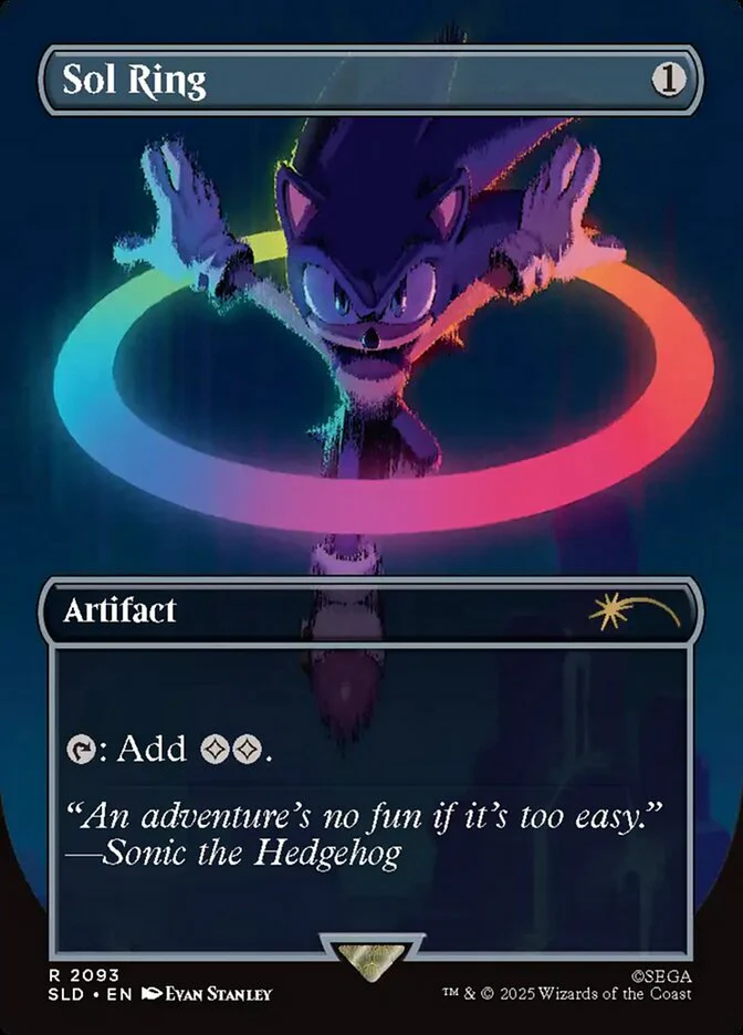 Sol Ring - Borderless - Full Art - Inverted