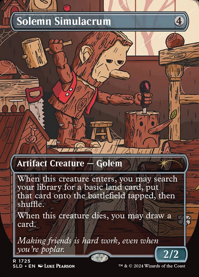 Solemn Simulacrum - Borderless - Full Art