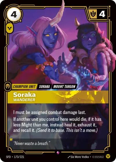 Soraka - Wanderer - Foil