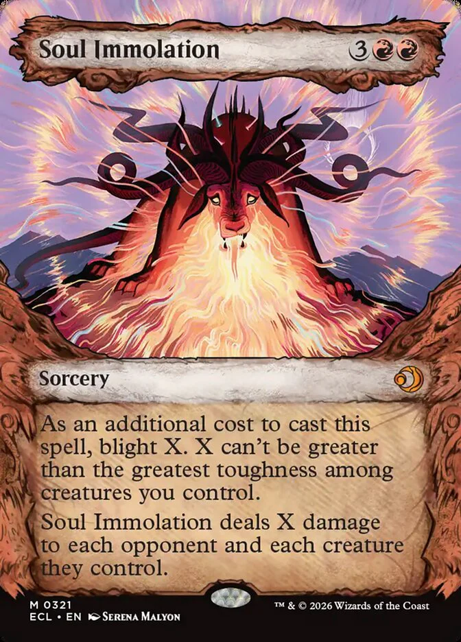 Soul Immolation - Borderless - Showcase (Foil)