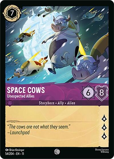 Space Cows - Unexpected Allies - Foil