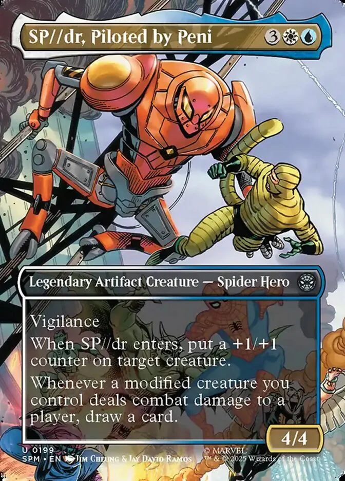 SP//dr, Piloted by Peni - Borderless - Full Art - Inverted - Legendary (Foil)