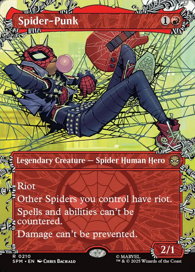 Spider-Punk - Borderless - Full Art - Fullart - Inverted - Legendary - Showcase