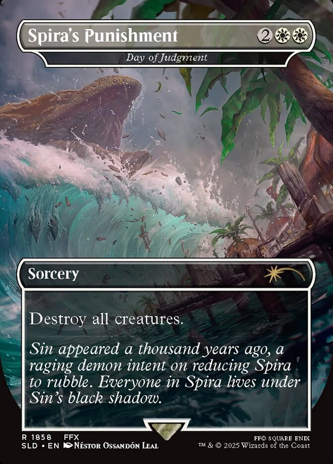 Spira's Punishment - Day of Judgment - Borderless - Full Art - Inverted