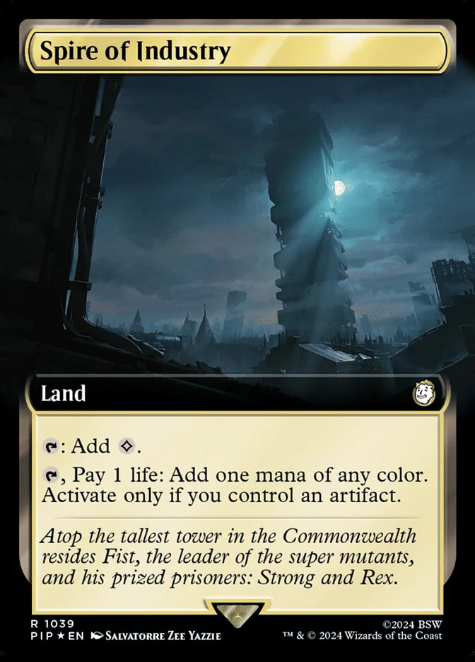 Spire of Industry - Extended Art - Surge Foil (Foil)