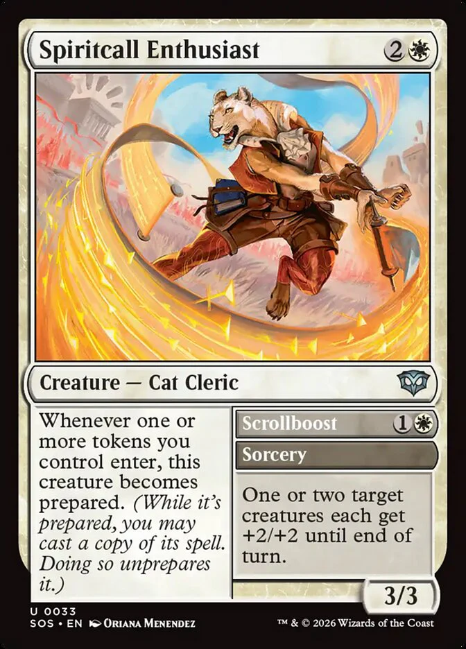 Spiritcall Enthusiast // Scrollboost (Foil)