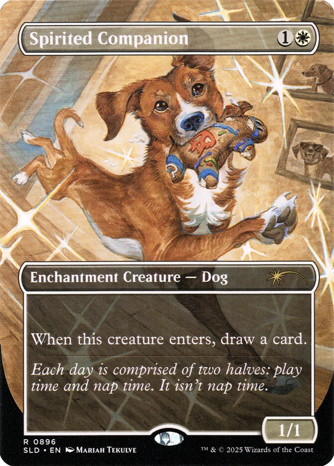 Spirited Companion - Borderless - Full Art - Inverted