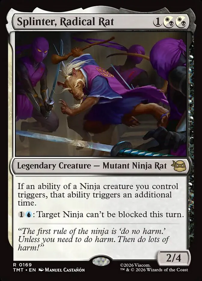 Splinter, Radical Rat - Legendary (Foil)