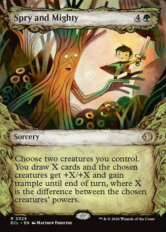 Spry and Mighty - Borderless - Showcase (Foil)
