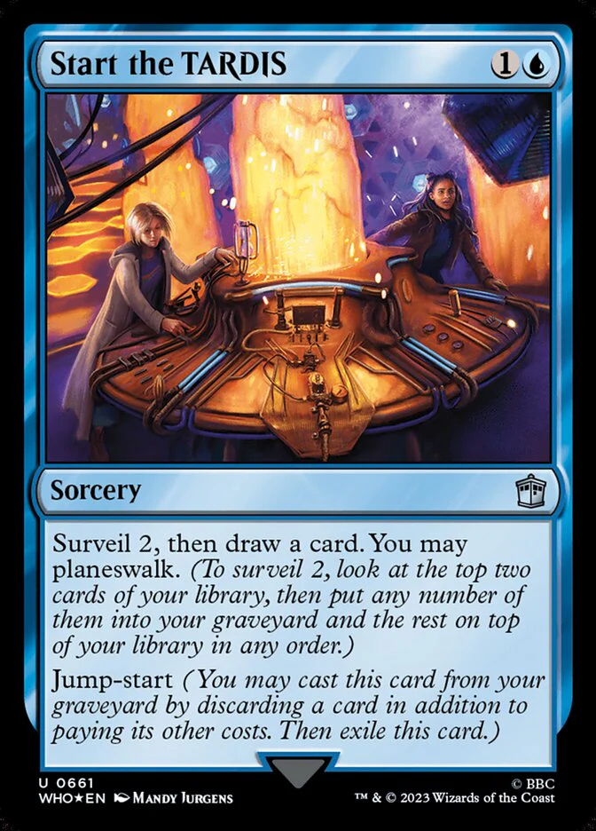 Start the TARDIS - Surge Foil (Foil)