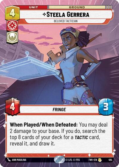 Steela Gerrera - Beloved Tactician  (Hyperspace) - Foil