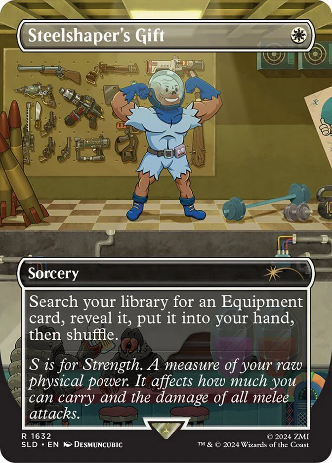 Steelshaper's Gift - Borderless - Full Art - Inverted