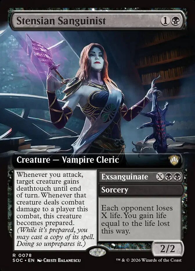 Stensian Sanguinist // Exsanguinate - Extended Art