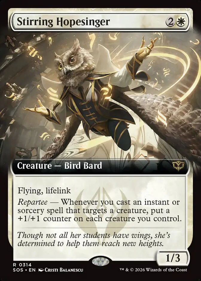 Stirring Hopesinger - Extended Art (Foil)