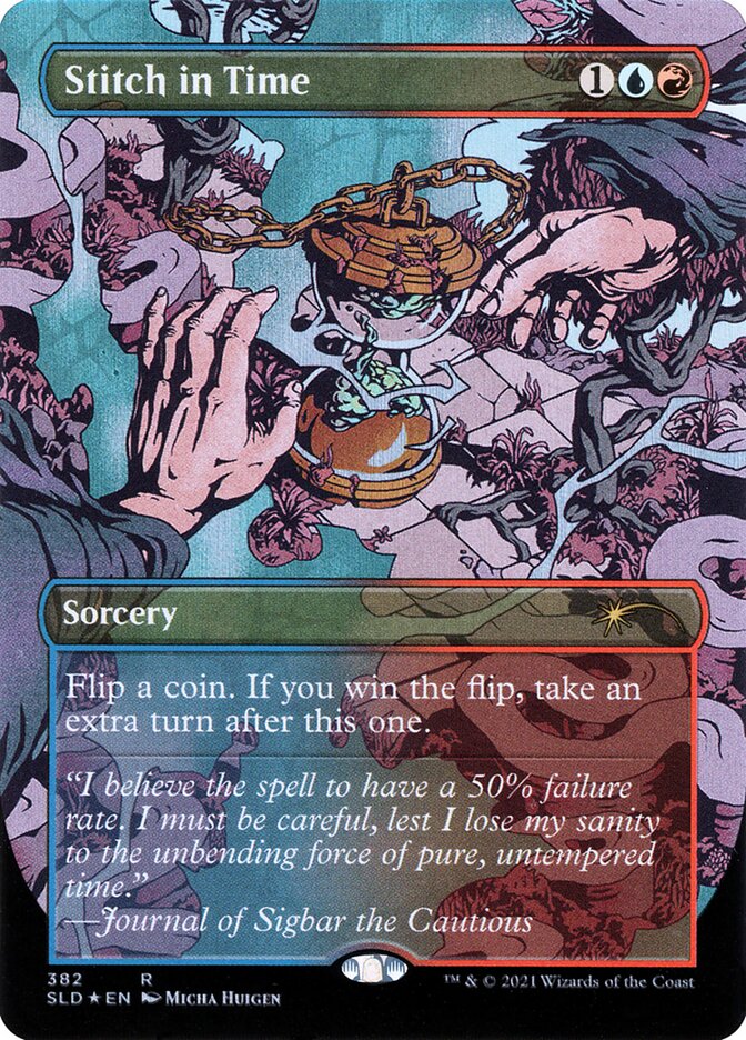 Stitch in Time // Stitch in Time - Borderless - Full Art - Inverted (Foil)