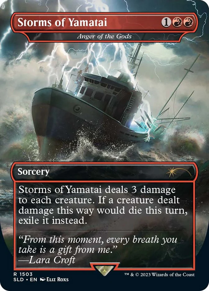 Storms of Yamatai - Anger of the Gods - Borderless - Full Art - Inverted