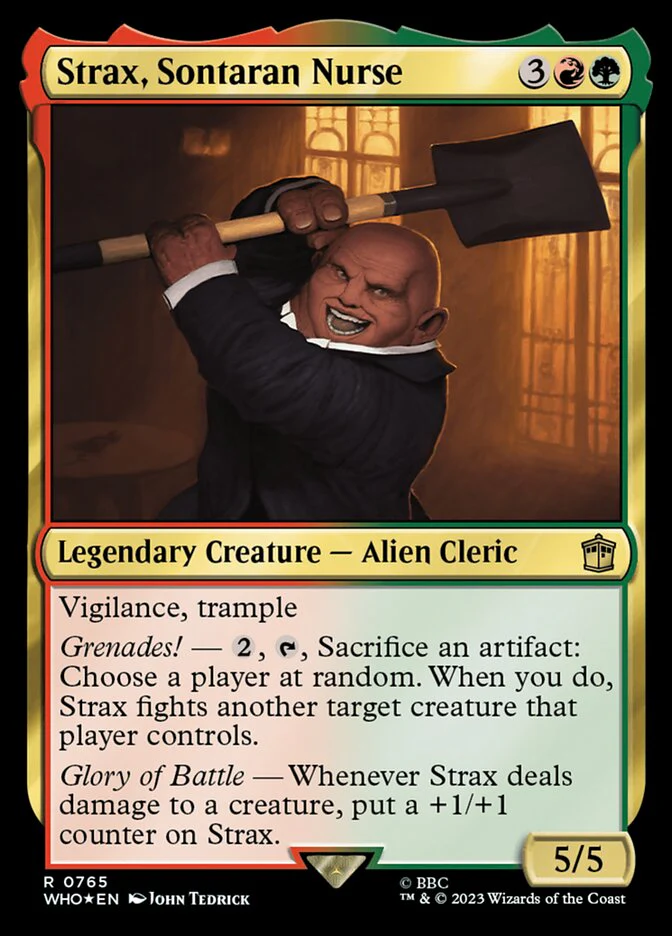 Strax, Sontaran Nurse - Legendary - Surge Foil (Foil)