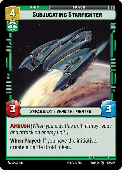 Subjugating Starfighter  - Foil